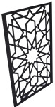 90503 Water Jet Cut Deco Pattern Sconce