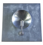 Zinc and Nickel Sconce